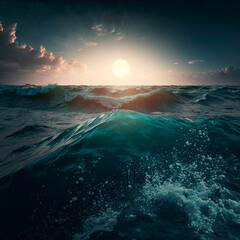 sunrise over the sea