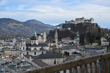 Salzburg mit Festung Hohensalzburg