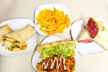 Steak a la turca or chee kofta ( Cig Kofte )  - Turkish Food.