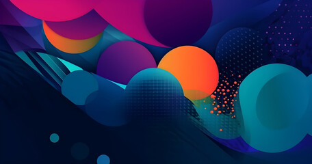 Abstract 3D Background wave background curve technology