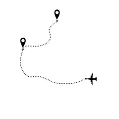 Airplan Flight Route Line 