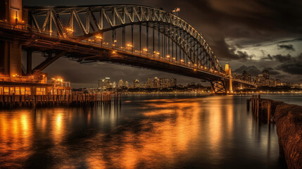 Sydney. Breathtaking travel destination place. Generative AI
