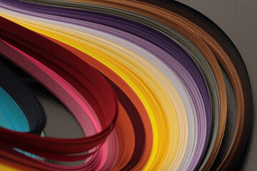 Art Color strip gradient wave grain paper. Abstract texture background.