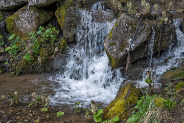 Skaklya Waterfall near village of Zasele, Balkan Mountains, Bulgaria