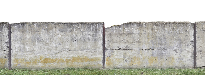 Cracked old concrete wall, can be combined with the second version to create an even larger image...