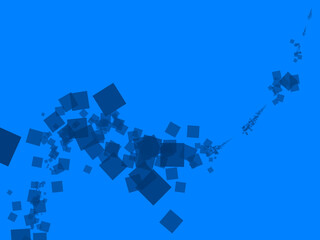 Obraz premium Tło niebieskie paski kształty kwadraty abstrakcja