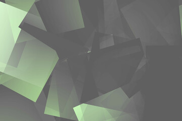 Obraz premium Tło zielone paski kształty abstrakcja 