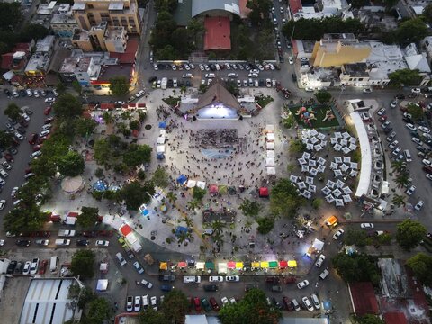 Parque de las Palapas Canc&uacute;n Centro