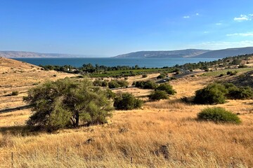 Landscape around the Sea of Galilee