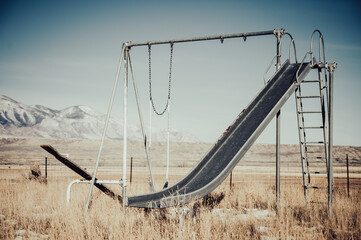 playground in the mountains