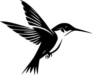 Hummingbird - High Quality Vector Logo - Vector illustration ideal for T-shirt graphic