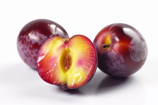 Fresh Plum Fruit Vegan Vegetarian 