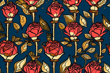 Rose pattern