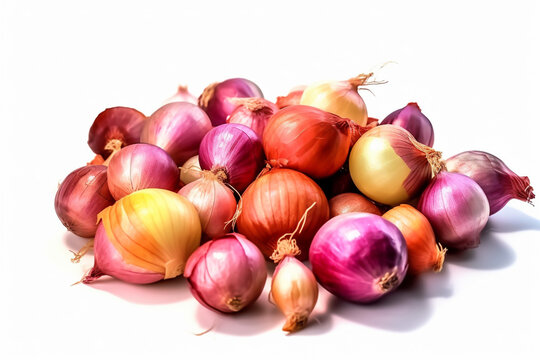 Fresh Onions Challots Red Onion White Onion vegetarian Vegan 