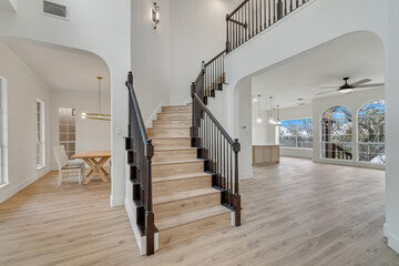 staircase in the home