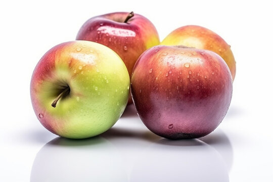 Fresh Apples Red Apples Green Apples Vegan Vegetarian Fruits 