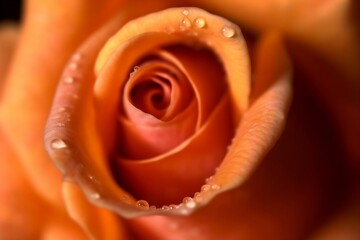 Vibrant Orange Rose in Stunning Close-Up