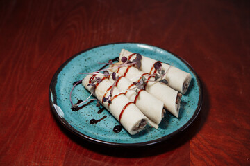 chocolate cake on a plate