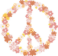 Groovy 70s Retro bus. Hippie 1970s design. Vector Print for T-shirt, typography.Vector illustration