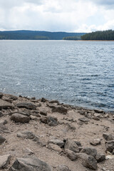 Spring view of Golyam Beglik Reservoir, Bulgaria