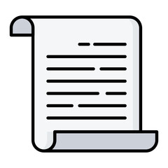 Script Line Color Icon