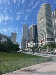 skyscrapers in downtown Miami Florida