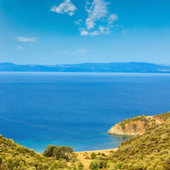 Early morning on Sithonia and Aegean sea coast.