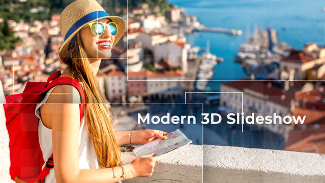 Modern 3D Slideshow Media Replacemen