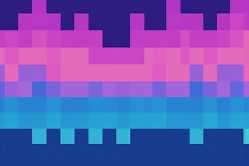 Violet and Blue Pixelated Gradient