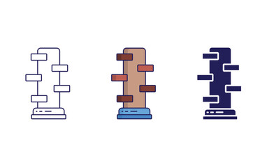 Obraz premium Wing Chun vector icon