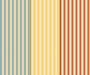 Seamless patterns with stripes. Circus background.