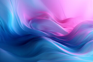 Fototapeta na wymiar Fluid Curves: A Blue and Purple Abstract Background, Generative AI