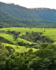 Obraz premium serra e campo em são paulo
