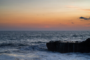 Fototapeta premium sunset over the ocean