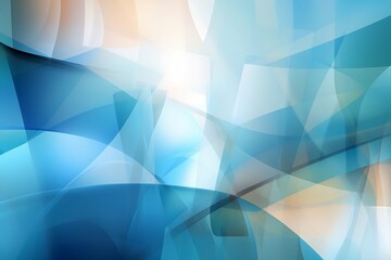 Light and blue abstract wallpaper - obrazy, fototapety, plakaty