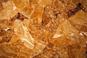detailed close-up of a brown marble texture. Generative AI