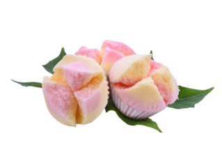 Thailand dessert.Thai Rice Flour Muffin.transparent png