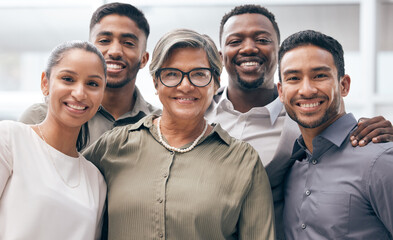 We work hard to provide quality services. a group of businesspeople at work.