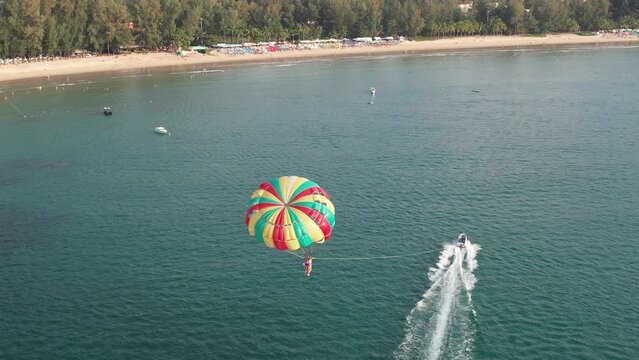 4K Aerial Footage of Kamala Beach, Phuket