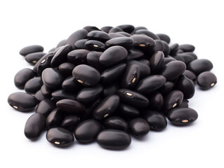 A pile of black beans with the word black on it