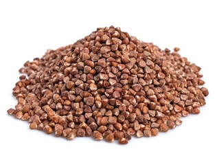 buckwheat isolated on white background
