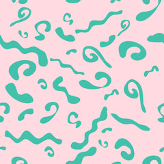 seamless organic swirl pattern