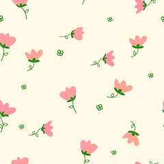 seamless pattern with flowers
