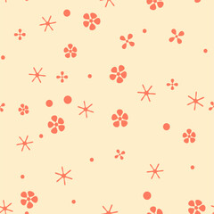 seamless pattern with flowers