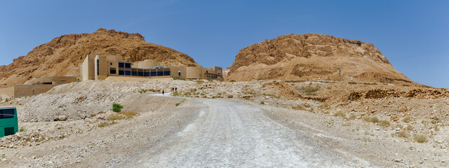 Masada National Park in southern Judean Desert in Israel