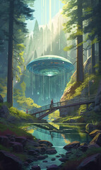 Futuristic Glass: Awe-Inspiring Digital Art