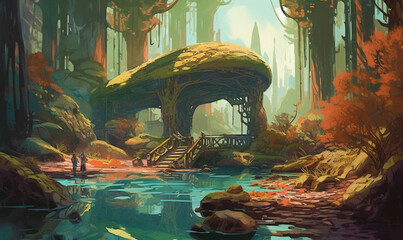 Futuristic Glass: Awe-Inspiring Digital Art