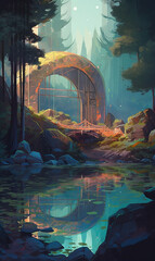 Futuristic Glass: Awe-Inspiring Digital Art