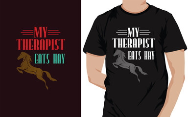 Fototapeta na wymiar Horse Lover Shirt design 