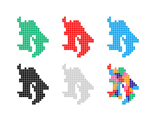 鹿児島県　地図（スクエア①）